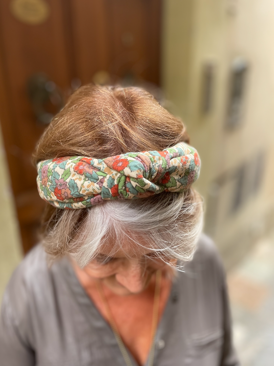 Alice headband - Liberty of London Vintage Lantana Floral print