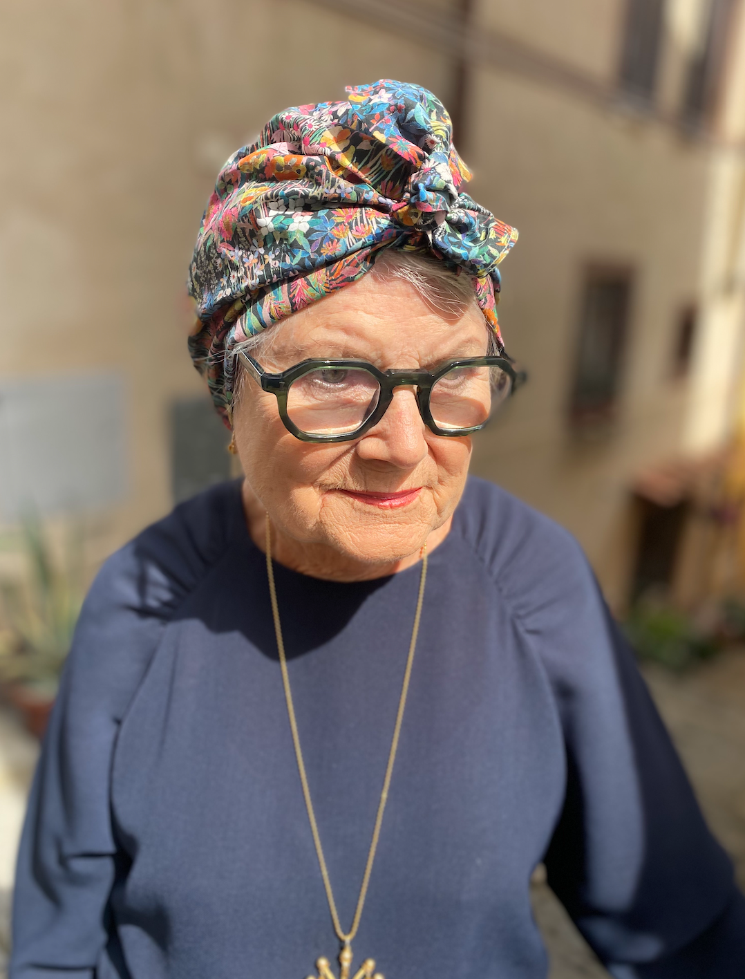 Ladies Turban Hat - Liberty of London Faria Flowers print