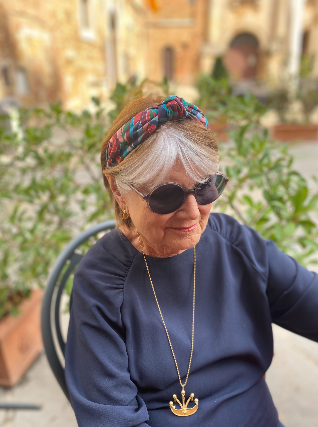 Classic Knot head band - Liberty of London Vintage Bloomsbury print