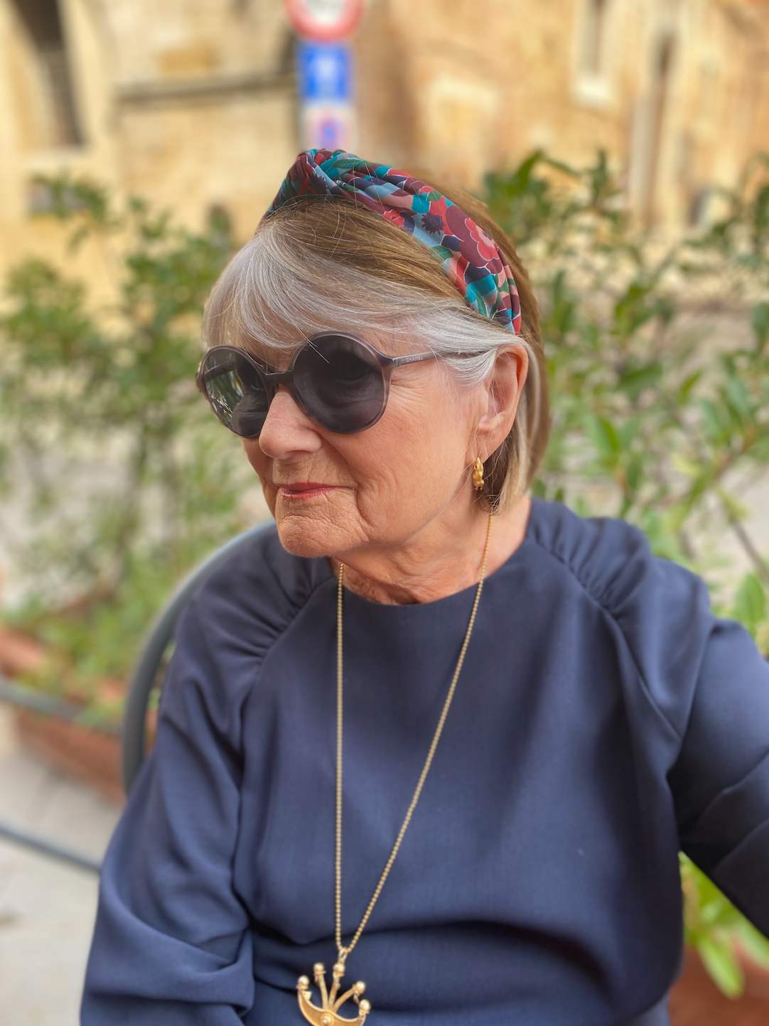 Classic Knot head band - Liberty of London Vintage Bloomsbury print