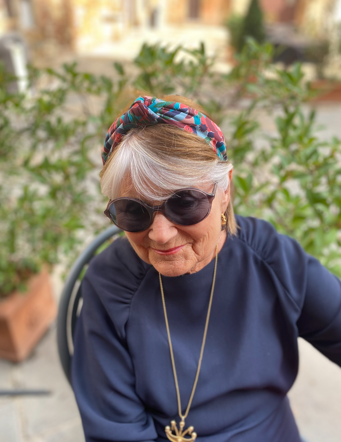Classic Knot head band - Liberty of London Vintage Bloomsbury print