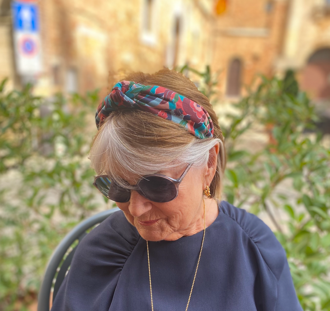 Classic Knot head band - Liberty of London Vintage Bloomsbury print