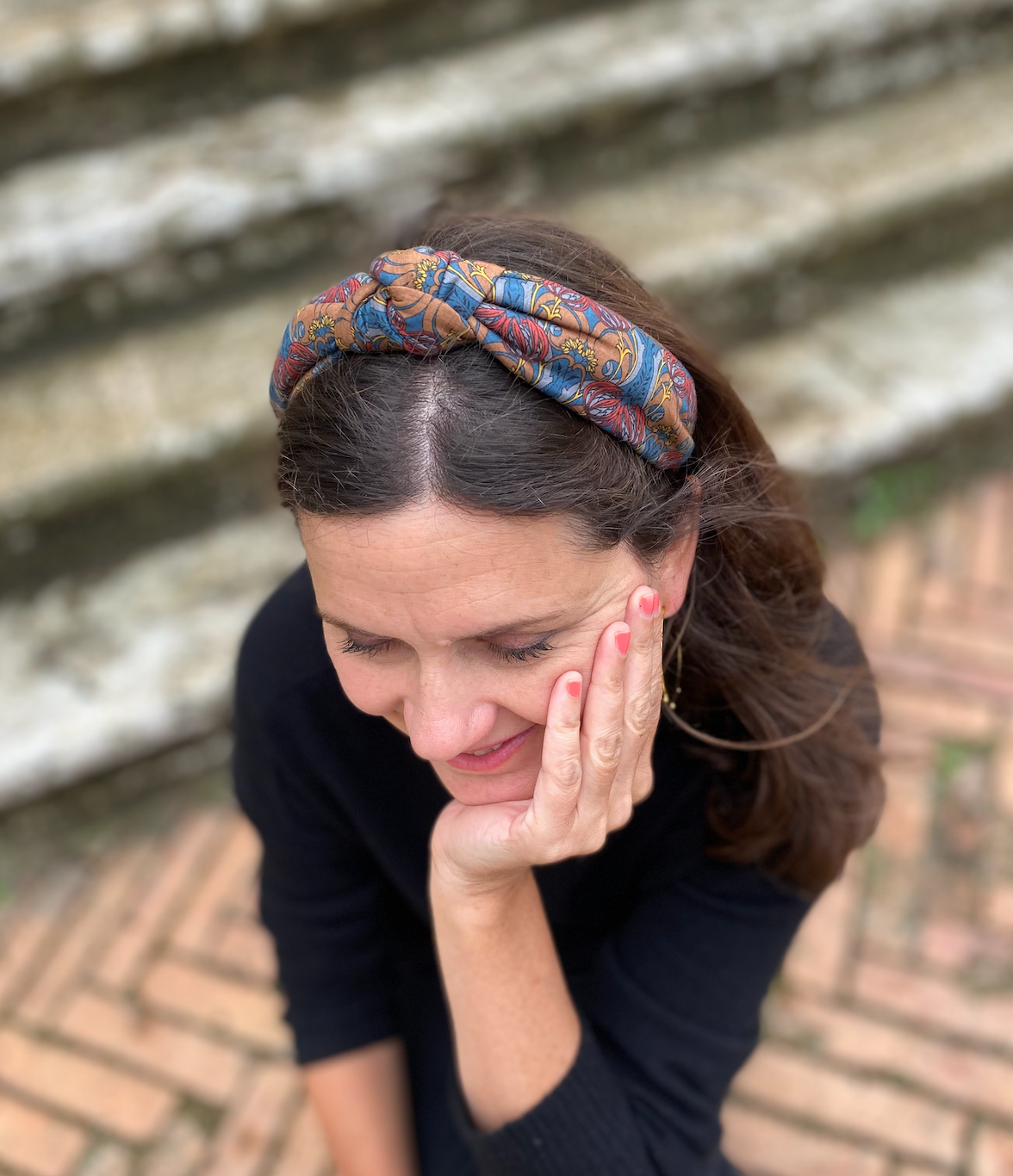 Classic Knot head band - Vintage Liberty of London William Morris print