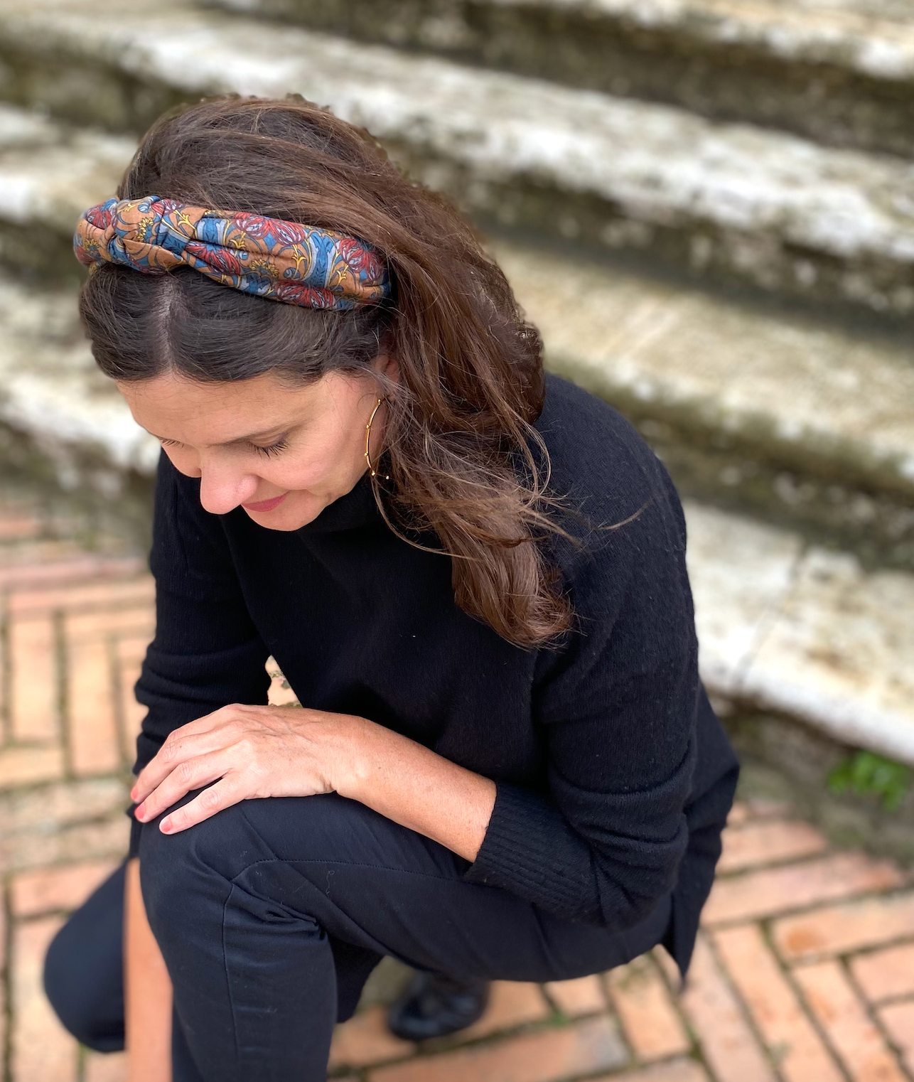 Classic Knot head band - Vintage Liberty of London William Morris print