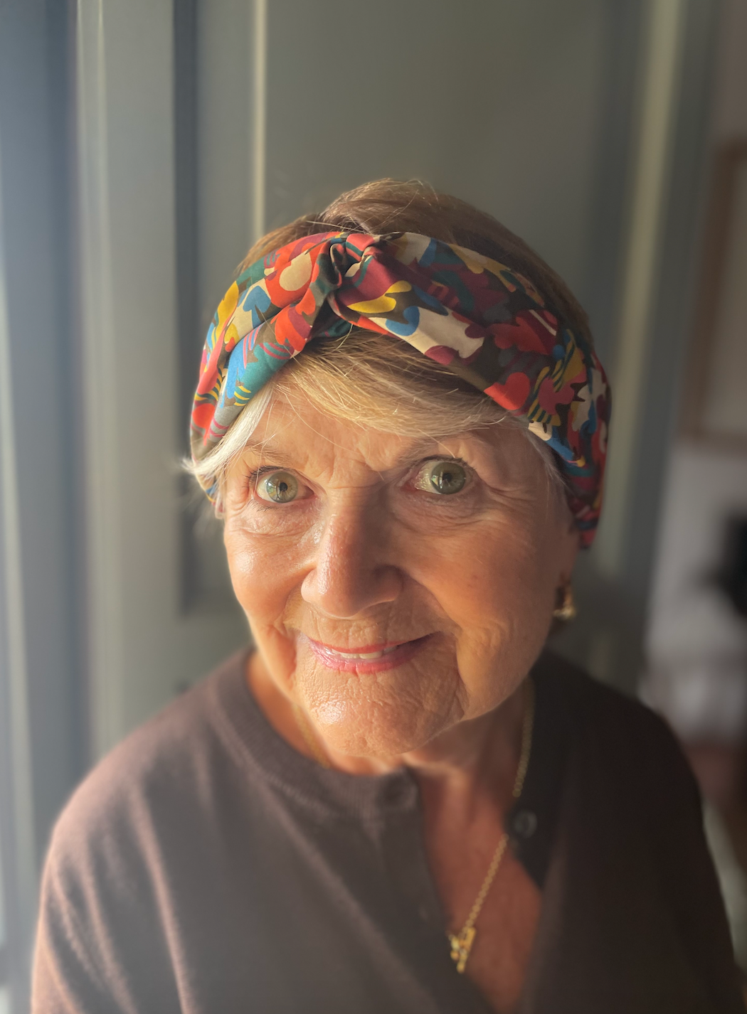 Twisted Turban Headband - Liberty of London Autumn Fall print