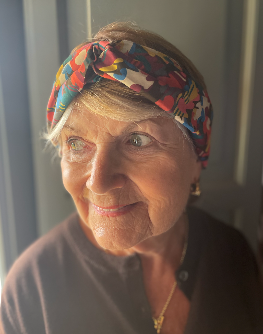 Twisted Turban Headband - Liberty of London Autumn Fall print