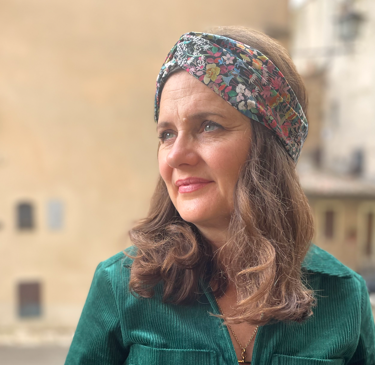 Twisted Turban Headband - Liberty of London Faria Flowers print