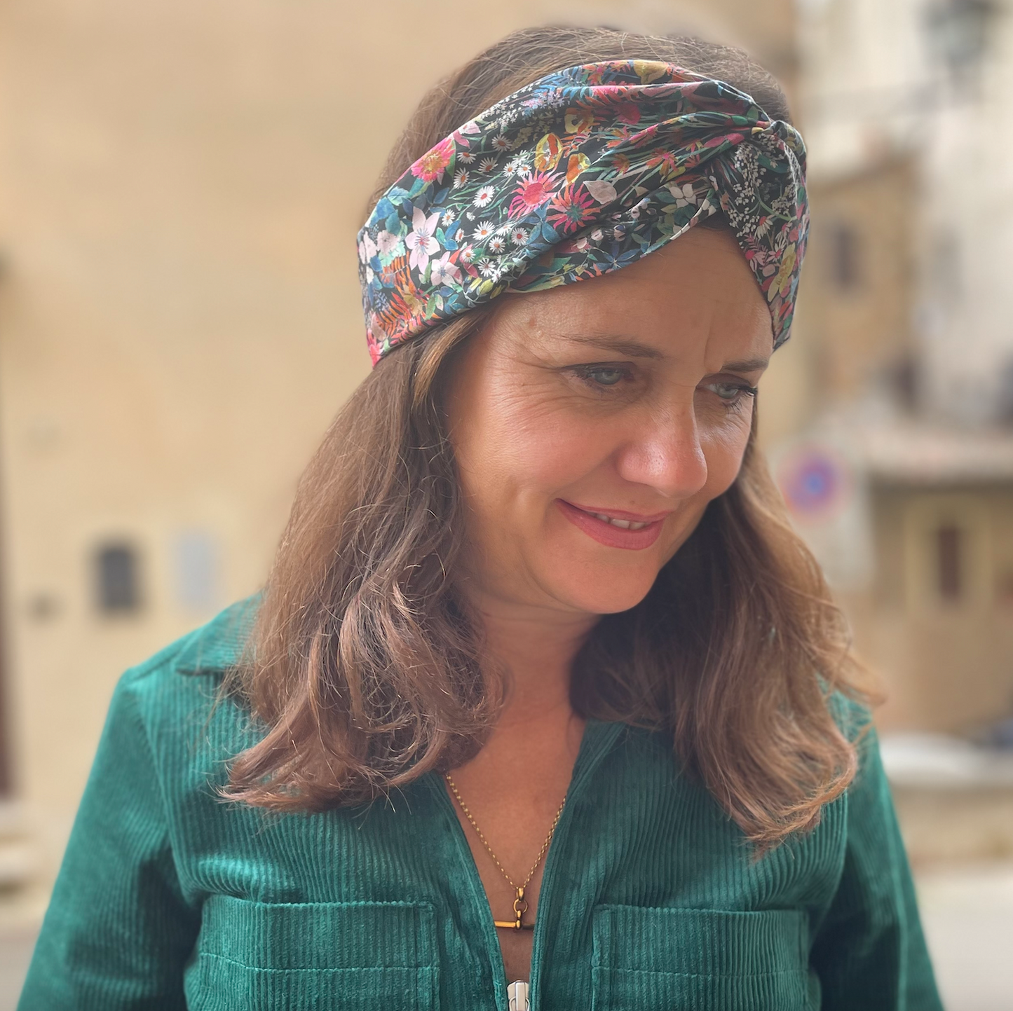 Twisted Turban Headband - Liberty of London Faria Flowers print