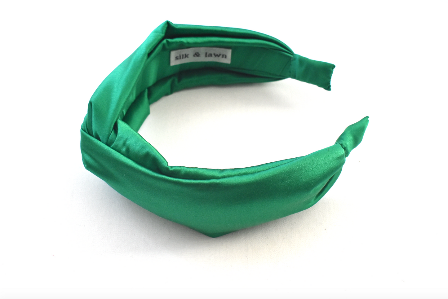 Luxury Silk Twist Alice Headband - Pure Silk Satin Various Colours