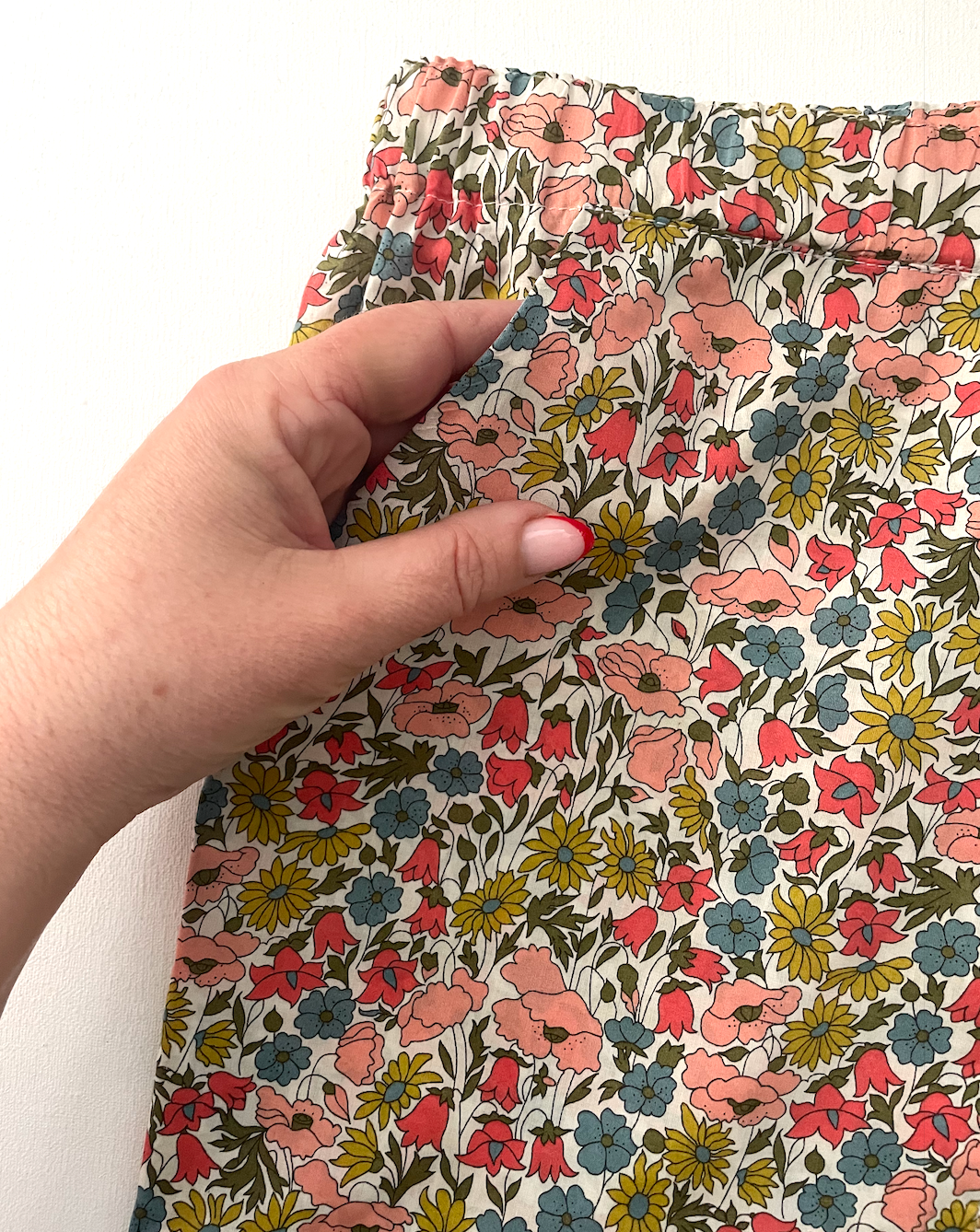 Classic Pyjama bottoms - Liberty London Poppy & Daisy in pink