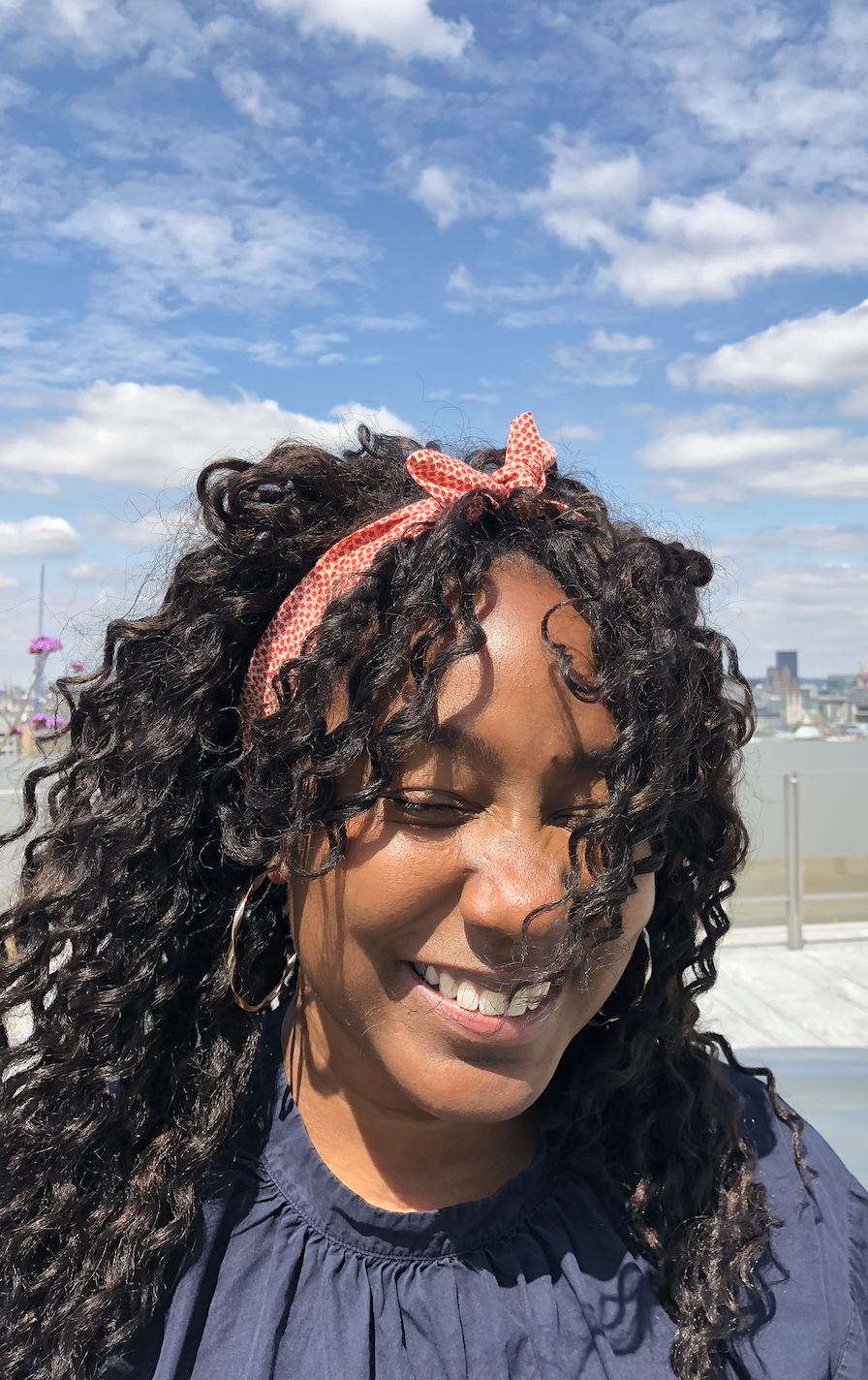 Ladies Tot Knot hairband - Red and White Floral - Tot Knots of Brighton