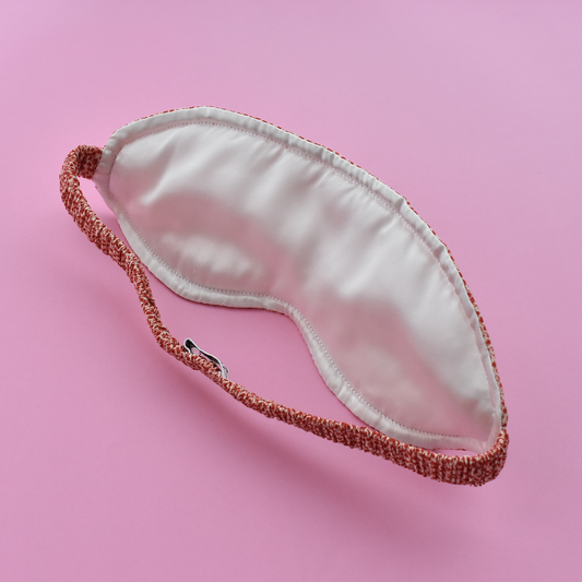 100% Pure Silk-lined Sleep Eye Mask - Various colours - Tot Knots of Brighton