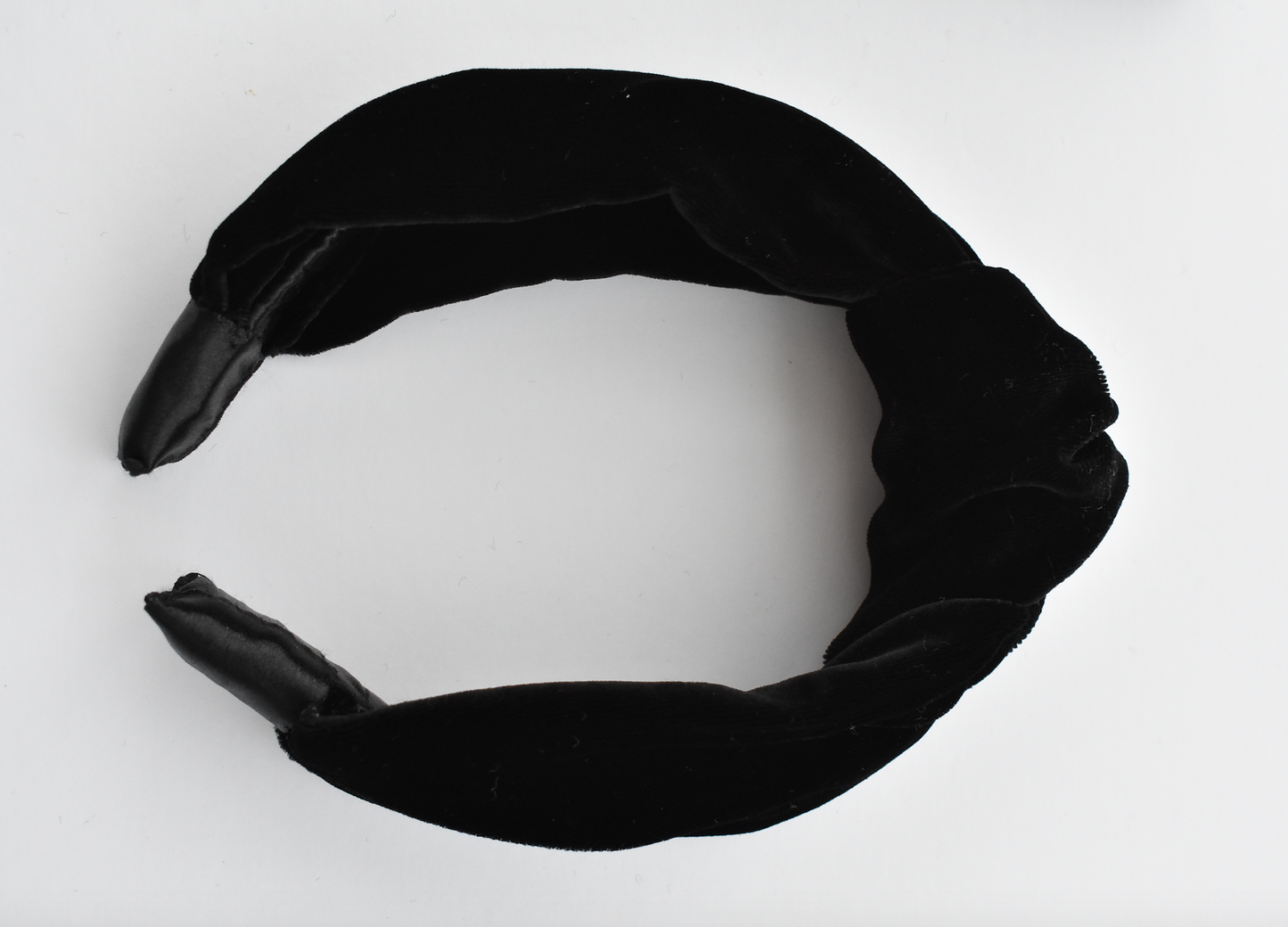 Ladies Tot Knot Alice band - Black Velvet - Tot Knots of Brighton