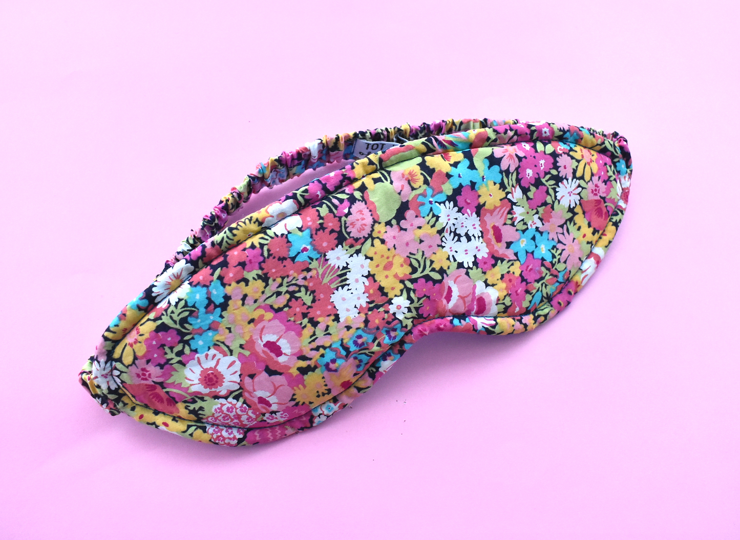 100% Pure Silk-lined Sleep Eye Mask - Ciara Liberty print - Tot Knots of Brighton