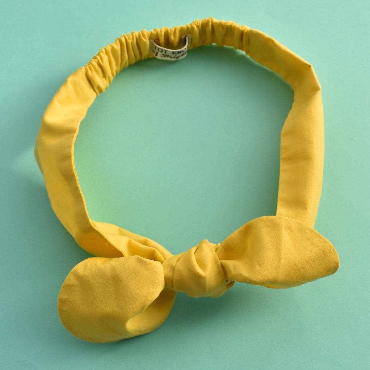 Ladies Tot Knot hairband - Liberty of London Yellow - Tot Knots of Brighton
