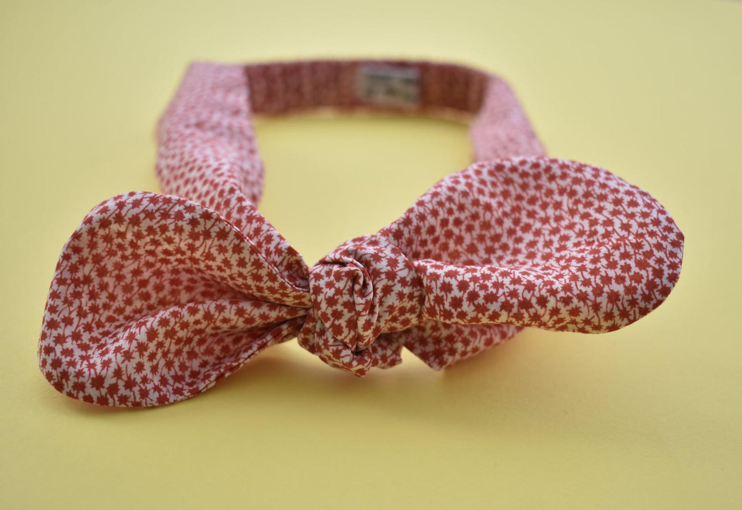 Ladies Tot Knot hairband - Liberty of London Red Marco Floral for Christmas - Tot Knots of Brighton