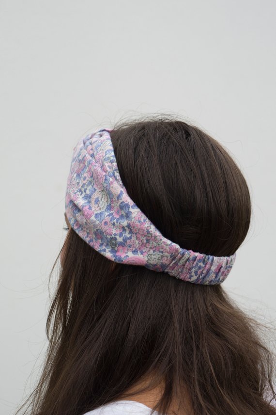 Winter Rose Twisted Turban hairband and neck scarf - Tot Knots of Brighton