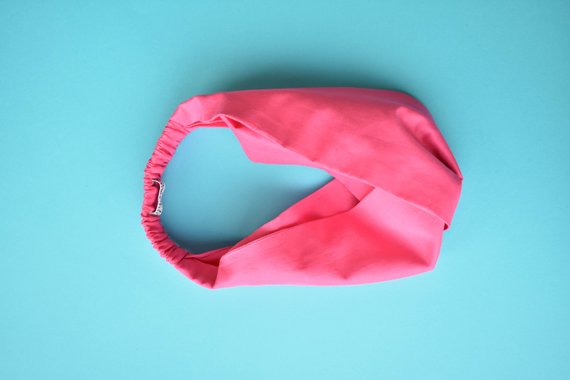 Liberty Pink Twisted Turban hairband and neck scarf - Tot Knots of Brighton