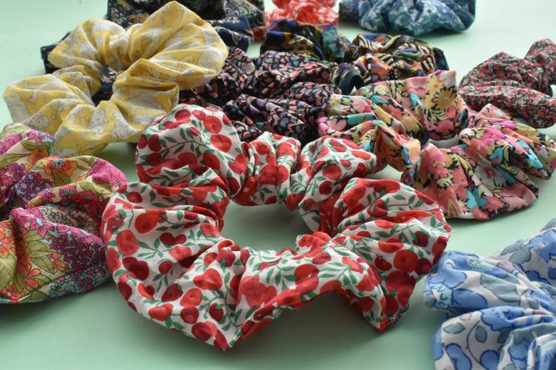 Periwinkle Blue Scrunchie - Tot Knots of Brighton
