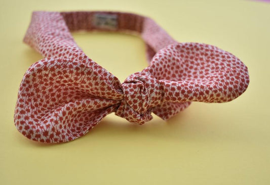 Ladies Tot Knot hairband - Liberty of London Red Marco Floral for Christmas - Tot Knots of Brighton