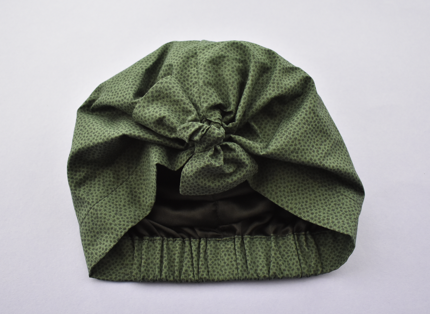 Little Land Girl Baby Hat - Liberty of London Green Marco