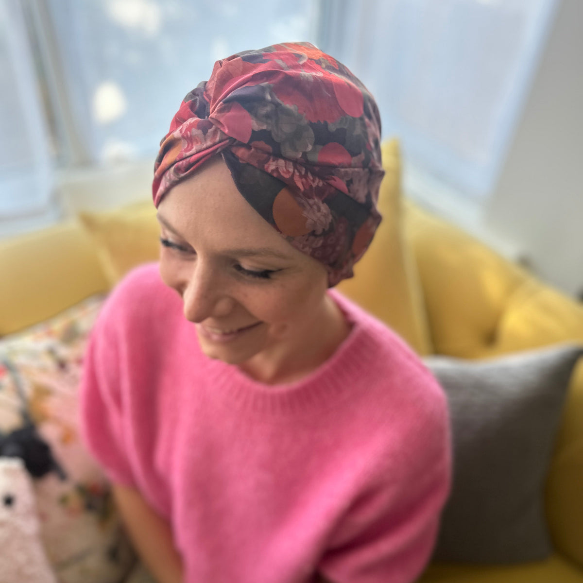 Little Susan Turban Hat - Myrtle & Mary Tana Lawn Cotton - Silk & Lawn