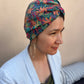 Little Susan Turban Hat - Pineapple Paisley Liberty of London - Silk & Lawn