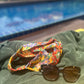 Twisted Turban Headband - Liberty of London Ellis Garden Yellow floral print - Silk & Lawn
