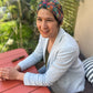 Little Susan Turban Hat - Pineapple Paisley Liberty of London - Silk & Lawn