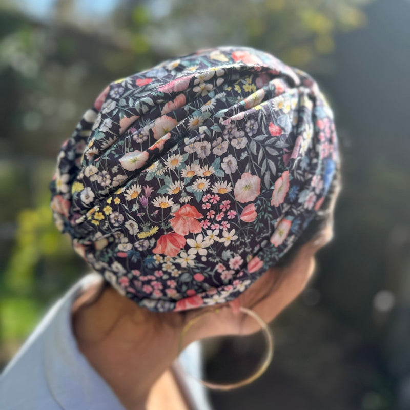 Little Susan Turban Hat - Jude's Garden Liberty of London - Silk & Lawn