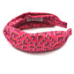 Classic Twist Alice Headband - Liberty of London Pink Farhad print - Silk & Lawn