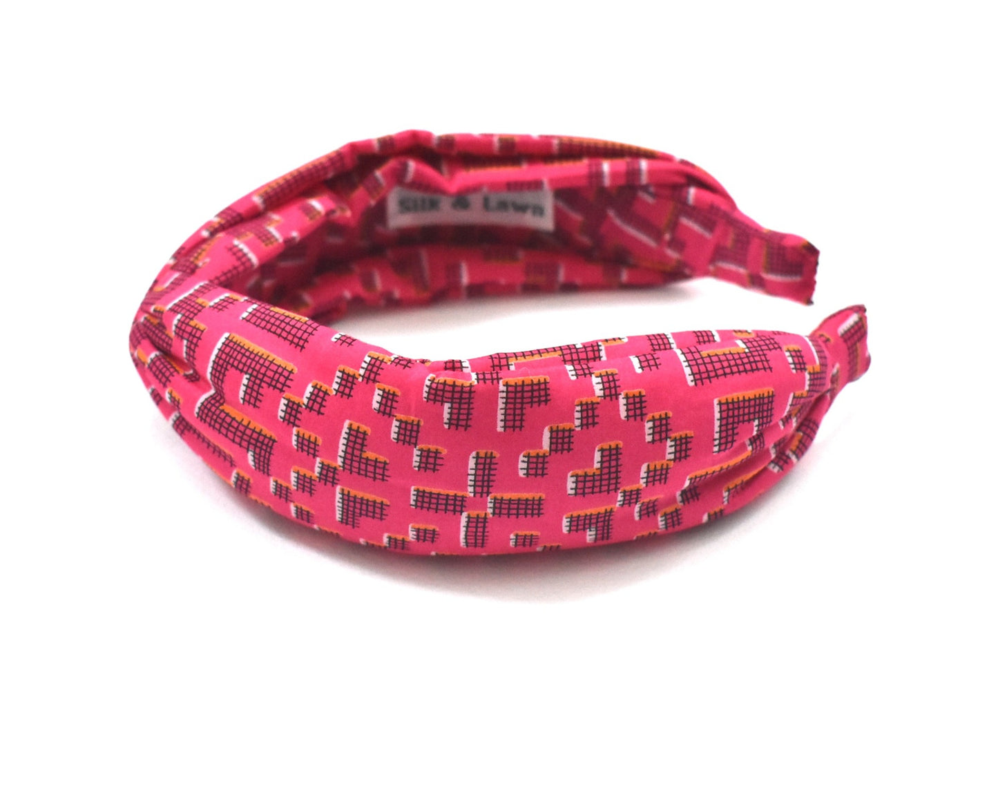 Classic Twist Alice Headband - Liberty of London Pink Farhad print