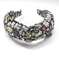 Classic Twist Alice Headband - Liberty of London Black and Red Floral print - Silk & Lawn