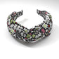 Classic Twist Alice Headband - Liberty of London Black and Red Floral print - Silk & Lawn