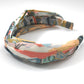 Classic Twist Alice Headband - Liberty of London Cactus print - Silk & Lawn