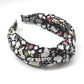 Classic Knot Headband - Liberty of London Black and Red Floral print