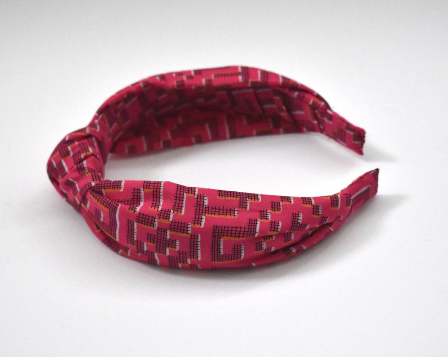 Classic Knot Headband - Liberty of London Pink Farhad Graphic print