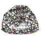 Ladies Turban Hat - Liberty of London Red & Black Floral - Silk & Lawn