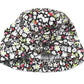 Ladies Turban Hat - Liberty of London Red & Black Floral - Silk & Lawn