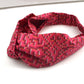 Twisted Turban Headband - Pink Farhad Liberty print - Silk & Lawn