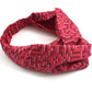 Twisted Turban Headband - Pink Farhad Liberty print - Silk & Lawn