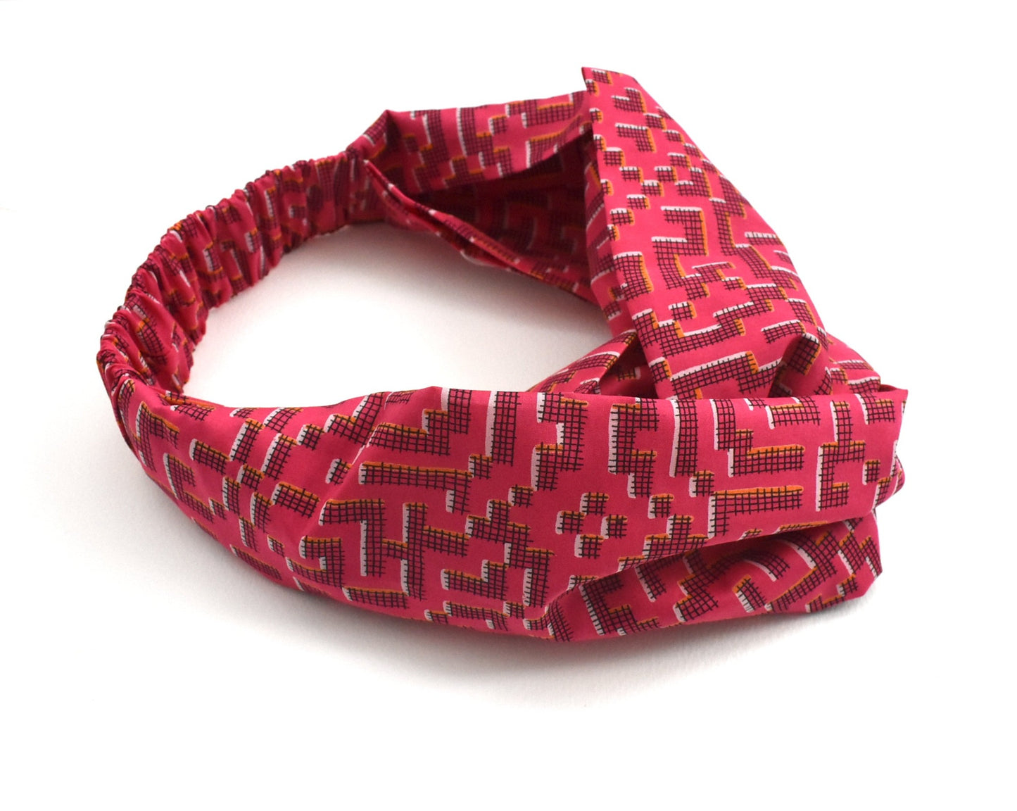 Twisted Turban Headband - Pink Farhad Liberty print
