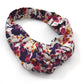 Silk Twisted Turban hairband  in Liberty of London Ombrellino 100% Silk-Crepe (MEDIUM) - Silk & Lawn