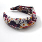 Luxury Silk Twisted Alice band - Ombrellino Japanese Blossom Liberty Artist print on Silk-Crepe - Silk & Lawn