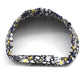 Sun Visor in Liberty of London Yellow and Navy Blue Floral print - Silk & Lawn