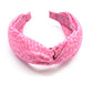 Twisted Alice Headband - Liberty of London Pink Glenjade print - Silk & Lawn