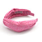 Twisted Alice Headband - Liberty of London Pink Glenjade print - Silk & Lawn