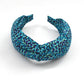 Twisted Alice Headband - Liberty of London Blue Mayhaze print - Silk & Lawn