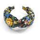 Twisted Alice Headband - Liberty of London Green floral print - Silk & Lawn