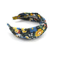 Twisted Alice Headband - Liberty of London Green Floral print - Silk & Lawn